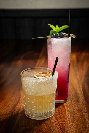 Cadillac Margarita and Blueberry Bliss