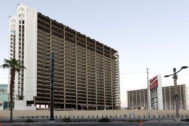 An exterior view of the Tropicana hotel&nbsp;towers.