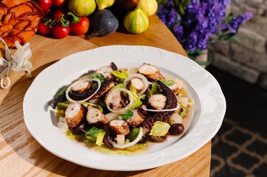Grilled octopus at&nbsp;Lavo