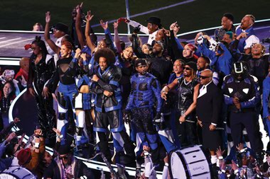 Usher performs at Super Bowl&nbsp;LVII