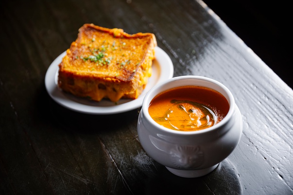 Tomato Bisque at Herbs & Rye