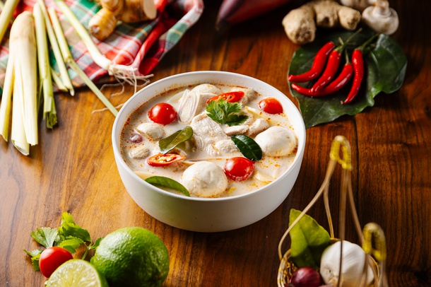 Tom Kha Kai at Weera Thai