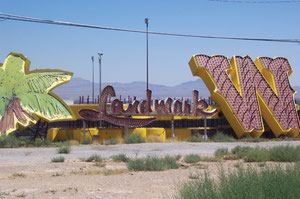 Young Electric Sign Company’s “boneyard” in 2001