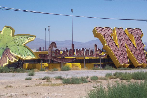 Young Electric Sign Company’s “boneyard” in 2001