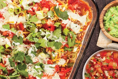 Assemble the delicious layers of this dip courtesy of General Admission at UnCommons.