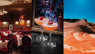 You’d be hard-pressed to find a more romantic city than this desert outpost of ours. Dinner at the Eiffel Tower? Check. Kiss your sweetheart while walking across the Brooklyn Bridge? Yep.