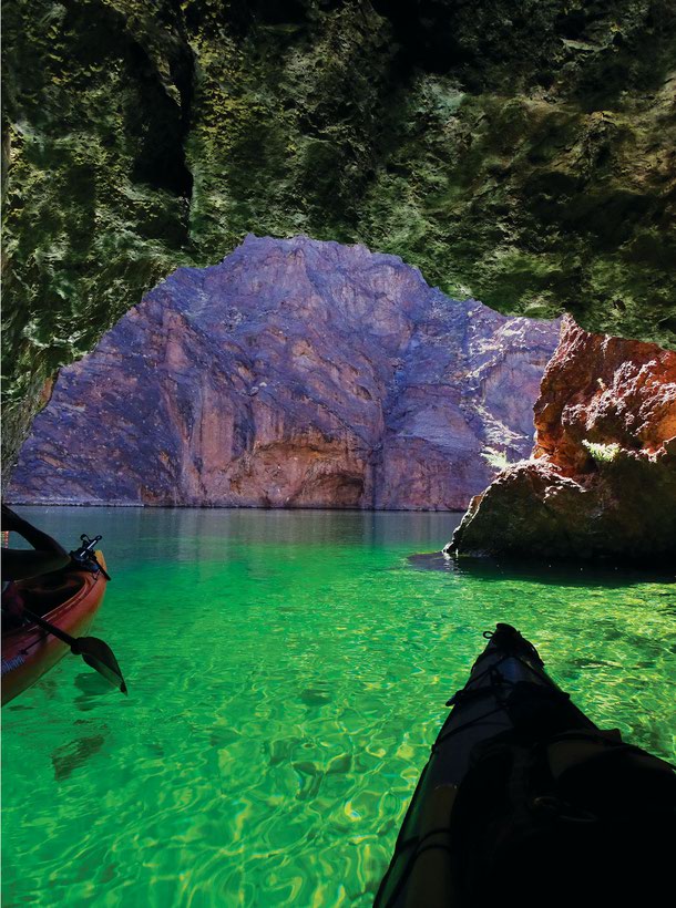 Emerald Cave at Black Canyon 
