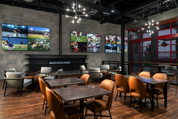 Lounge area at WSKY Stadium