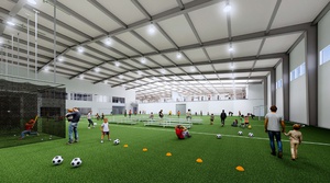 Rendering of the West Henderson Fieldhouse.