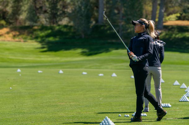 LPGA’s Danielle Kang at the media day for the LPGA Tour’s T-Mobile Match Play presented by MGM Rewards at Shadow Creek Golf Course in Las Vegas, Nevada on Wednesday, March 19, 2025.
