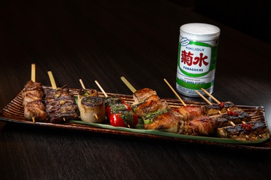 Robata grilled&nbsp;skewers