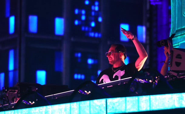 DJ Noizu performs in Kinetic Field during the first night of 2025 EDC at the Las Vegas Motor Speedway Friday, May 16, 2025.
