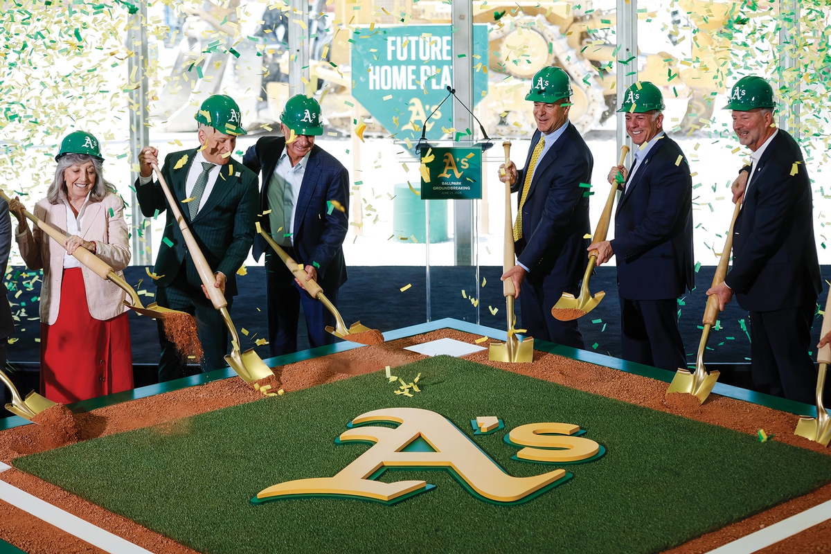 A's: Foundation work complete on Las Vegas stadium and opening still targeted for 2028