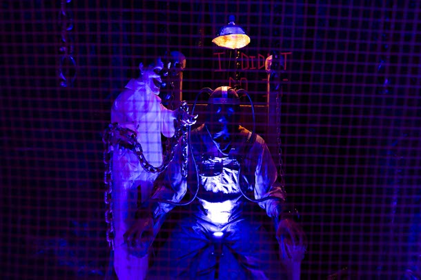 Halloween decor is displayed at The Silver Stamp, downtown, Tuesday, Oct. 21, 2025.