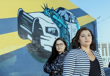 Melissa Corral (right) and Alissa Cooley&nbsp;Yonesawa