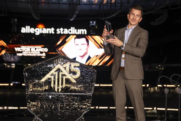 VEGAS INC Top Tech Awards at Allegiant Stadium, Wednesday, Oct. 22, 2025.