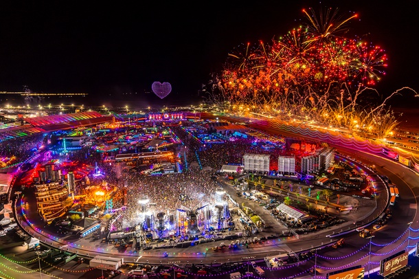 The annual Electric Daisy Carnival music festivalat Las Vegas Motor Speedway 