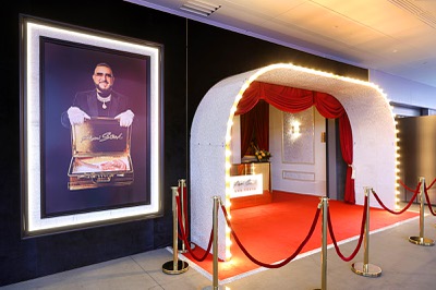 A view of the entrance to Pappi Steak Garage during the Formula 1 Las Vegas Grand Prix Friday, Nov. 21, 2025. The Las Vegas Pappi Steak restaurant is in the Fontainebleau Las Vegas.