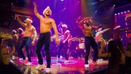 Designers have decked the halls of the Magic Mike Live Theater with new seasonal decor like festive balcony lights and bar wreaths, and new dance and aerial numbers have been introduced.
