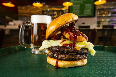 Cajun Double Cheese&nbsp;Burger 