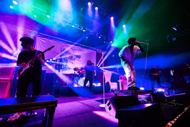 Chiodos performs at Brooklyn Bow Las Vegas in 2025. 