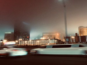 New Year's Day Fog in Las Vegas