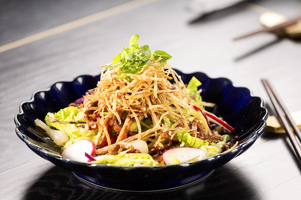 Peking Duck Salad at Mott 32 Las Vegas in the Palazzo Thursday, Jan. 15, 2026.