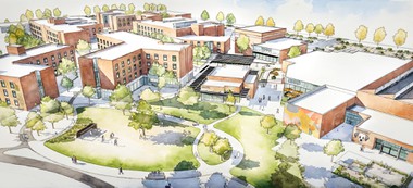 Renderings of Campus for Hope give an early look at what state and local officials say will combat a rising homeless population in Southern&nbsp;Nevada.