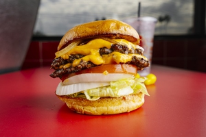 Double cheeseburger at Best Burger