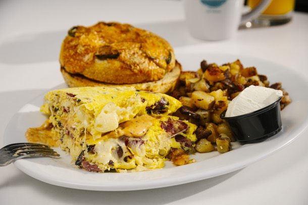 Rabbi’s Reuben omelet at Siegel's Bagelmania