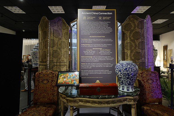 A view of exhibits during a soft opening of the Filipino American Museum in the Boulevard mall Saturday, Feb. 7, 2026.