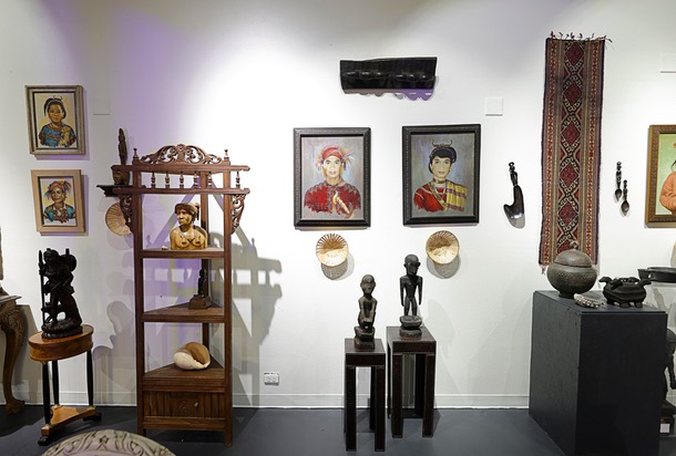 A view of exhibits during a soft opening of the Filipino American Museum in the Boulevard mall Saturday, Feb. 7, 2026.