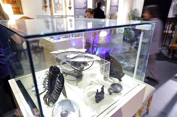 A view of exhibits during a soft opening of the Filipino American Museum in the Boulevard mall Saturday, Feb. 7, 2026.