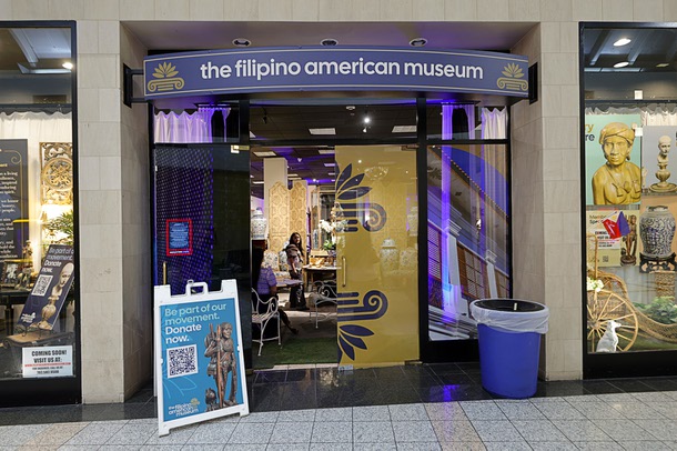 An exterior view of the Filipino American Museum in the Boulevard mall Saturday, Feb. 7, 2026.