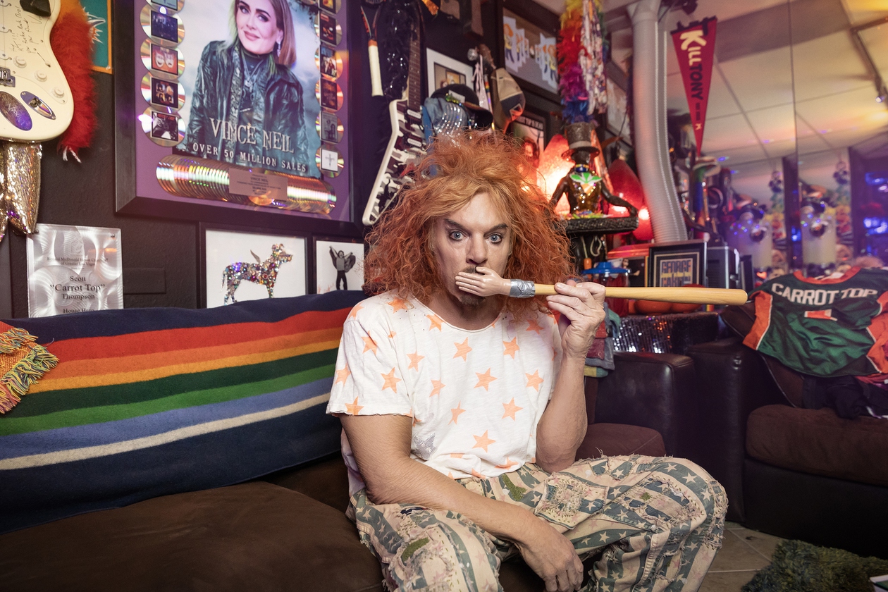 Just a few months ago, Carrot Top celebrated two decades of headlining at Luxor, which means the pyramid has had this headliner longer than it hasn’t. 