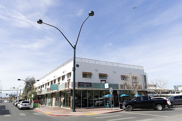 An exterior view of Tacotarian in the Arts District Tuesday, Feb. 24, 2026. Corral and Seely worked together to change how downtown businesses report and address crime-related issues in their area.
