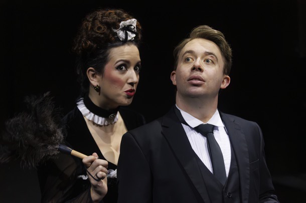 Jackie Lakoudis (left) and Keaton Johns in 