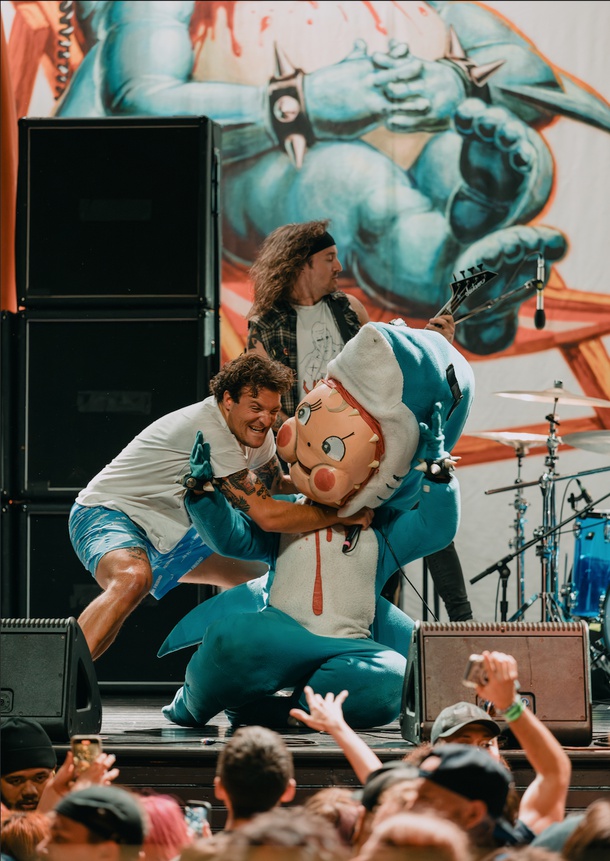 Drain performs at House of Blues Las Vegas, April 9, 2026. 