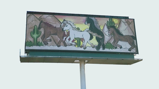 Harry Reid Airport billboard