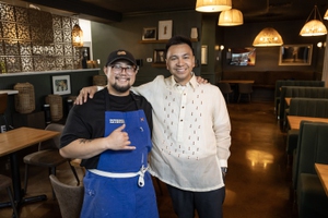 Chef Dio Buan and Walbert Castillo, founder of Istorya, at Durango Social Club. 
