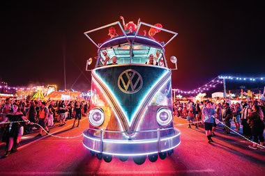 EDC returns to the Las Vegas Motor Speedway May 15-17, but its colorful spectacle will take to the streets one day earlier.