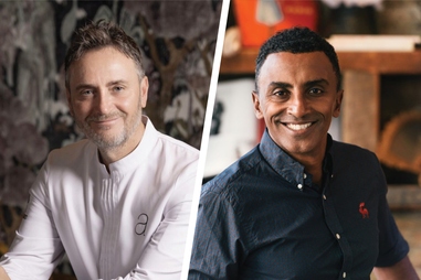 Jason Atherton (left) and Marcus&nbsp;Samuelsson