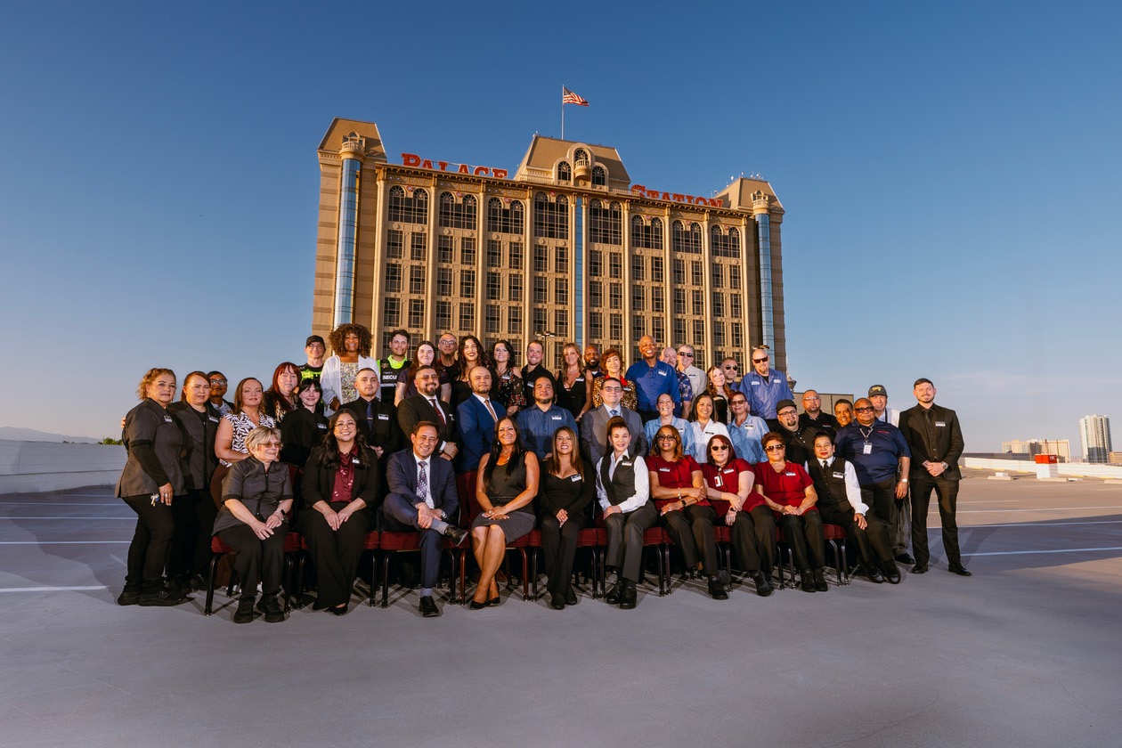 Station Casinos team members this month at the company’s original property, Palace&nbsp;Station