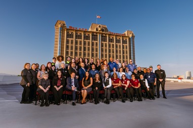 Station Casinos team members this month at the company’s original property, Palace&nbsp;Station