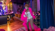 S Bar’s take on a traditional drag brunch is upscale, if not a little surprising. Who knew this chic little cocktail lounge, all lush ambiance and brass accents, could host such an unruly scene?