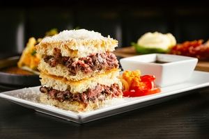 Prime ribeye panino at Dolce Notte