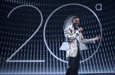 Ricky Martin, shown here at the Latin Grammy Awards at MGM Grand Garden Arena in 2019, will perform at Fontainebleau Las Vegas October&nbsp;30-31.