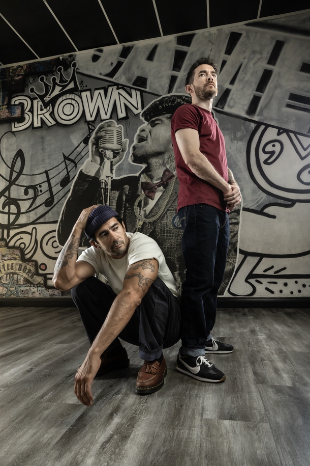 From left, Guillaume and Etienne Carreira at Alchemy Breaking Academy 