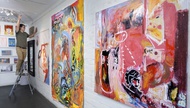 Brian Gibson’s Recycled Propaganda show, "One Day, You'll Understand," allows the artist to fully showcase what his residencies at various local galleries have allowed him to do.