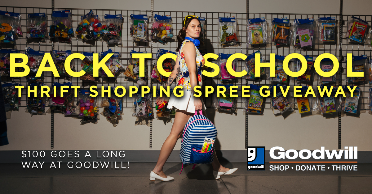 Enter to win a $100 Goodwill gift card!